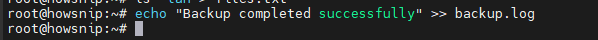 Linux Commands Howsnip