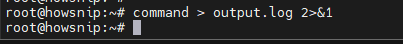 Linux Commands Howsnip