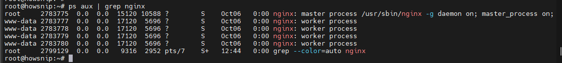 Linux Commands Howsnip