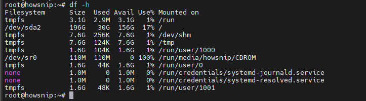 Linux Commands Howsnip