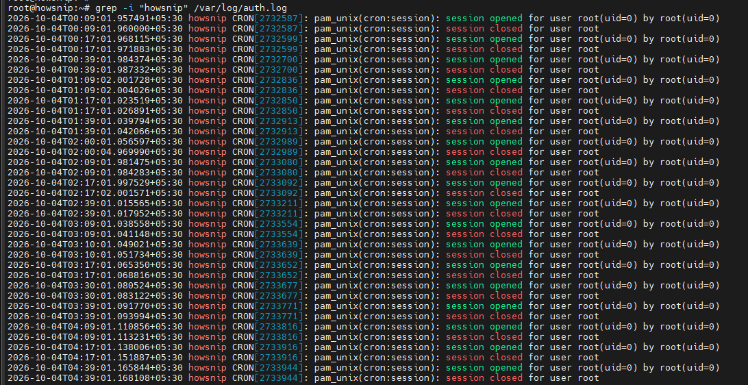 Linux Commands Howsnip