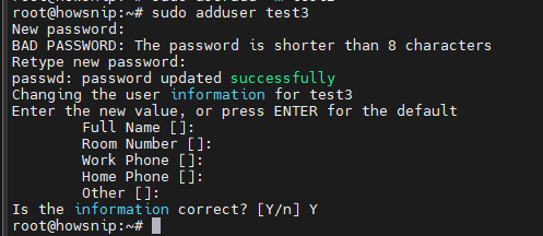 Linux Commands Howsnip