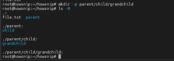 Linux Commands Howsnip