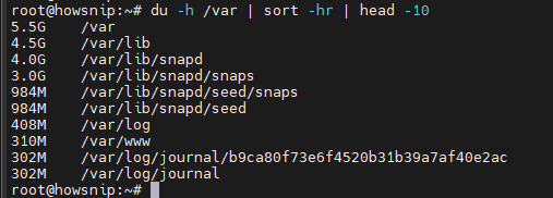 Linux Commands Howsnip