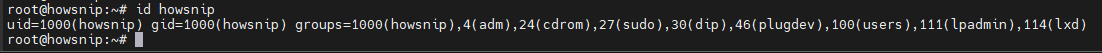 Linux Commands Howsnip