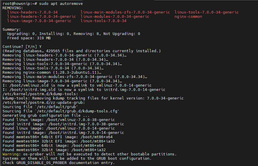 Linux Commands Howsnip
