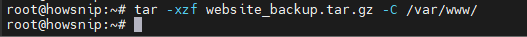 Linux Commands Howsnip