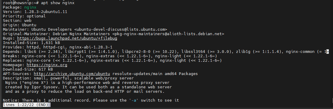 Linux Commands Howsnip