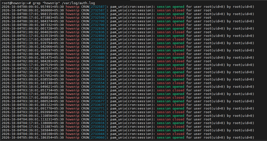 Linux Commands Howsnip