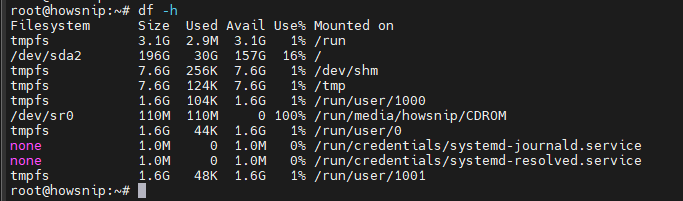 Linux Commands Howsnip