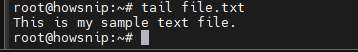 Linux Commands Howsnip