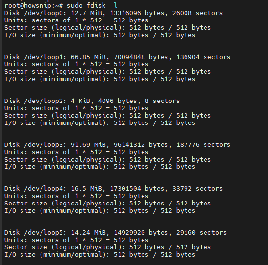 Linux Commands Howsnip