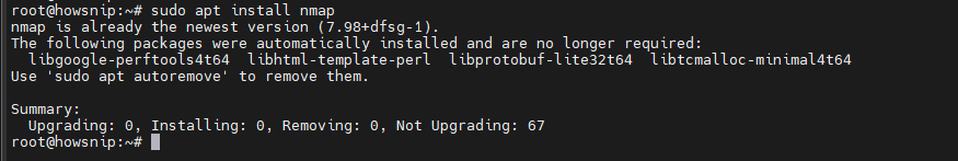 APT Command Linux Howsnip