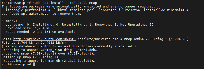 APT Command Linux Howsnip