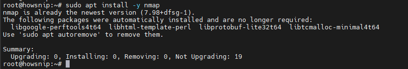 APT Command Linux Howsnip