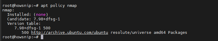 APT Command Linux Howsnip