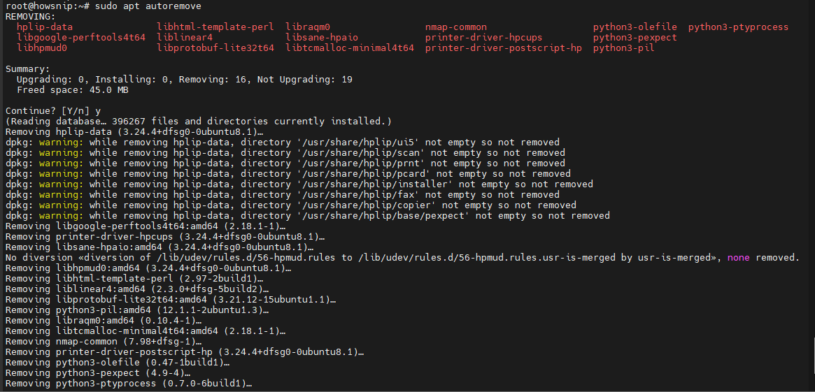 APT Command Linux Howsnip