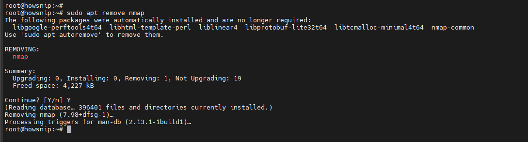 APT Command Linux Howsnip