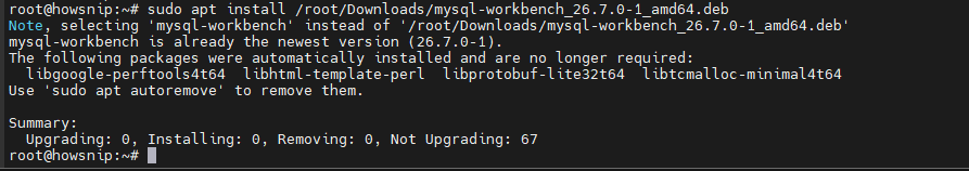 APT Command Linux Howsnip