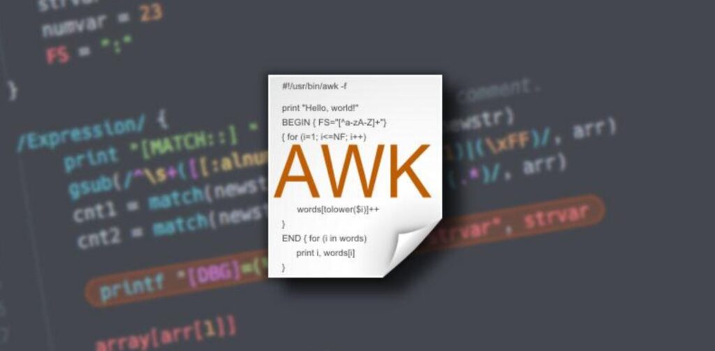 AWK Command Howsnip