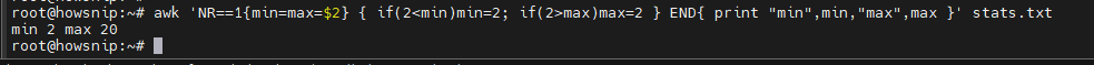 Awk Command