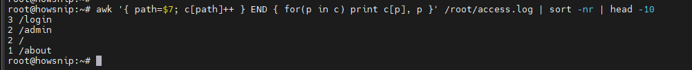 Awk Command