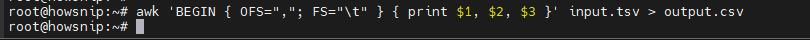 Awk Command