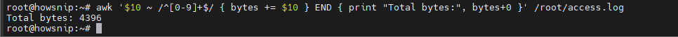 Awk Command
