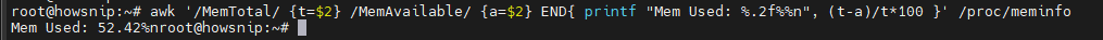 Awk Command