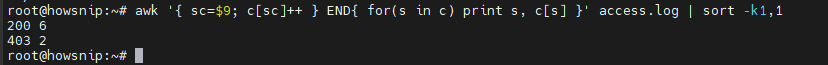 Awk Command