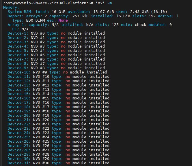Collect system hardware linux