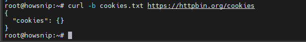 Curl Command Howsnip
