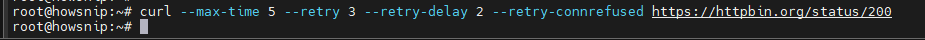 Curl Command Howsnip
