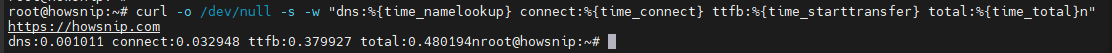 Curl Command Howsnip