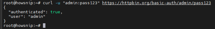 Curl Command Howsnip
