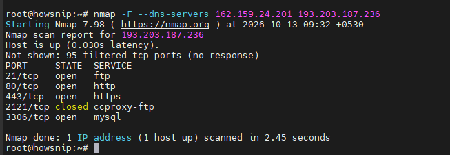 DNS Enumeration Commands Howsnip