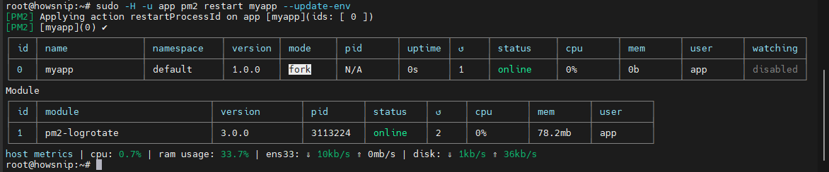 Deploy Nodejs Howsnip