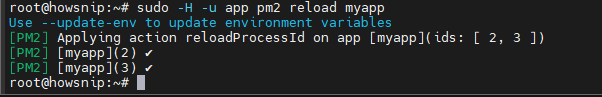 Deploy Nodejs Howsnip