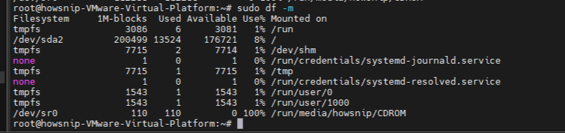 Df Command Howsnip