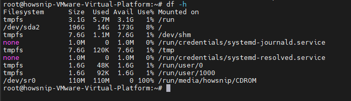Df Command Howsnip