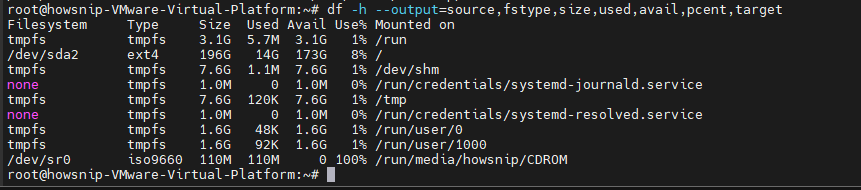 Df Command Howsnip