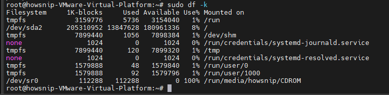 Df Command Howsnip
