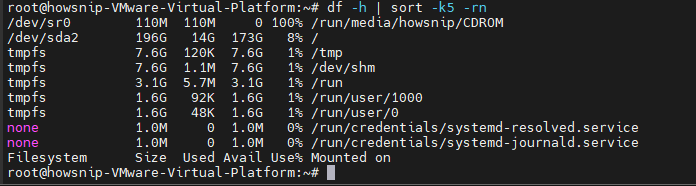 Df Command Howsnip
