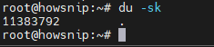 Df command Howsnip