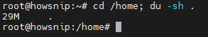 Df command Howsnip