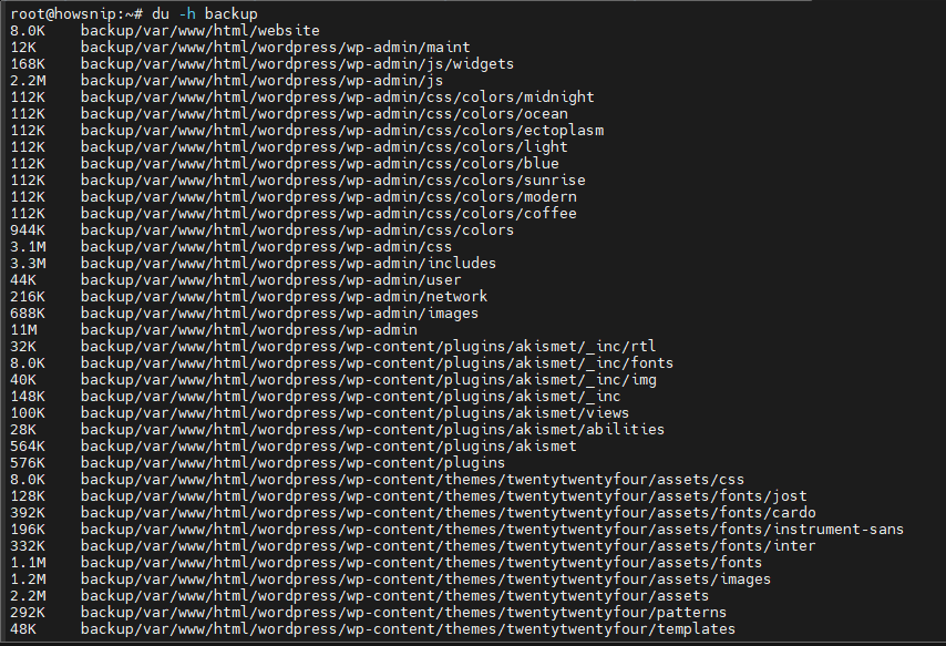 Df command Howsnip