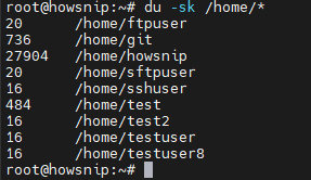 Df command Howsnip