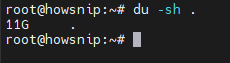 Df command Howsnip