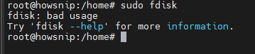 Df command Howsnip