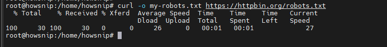 Download Curl Howsnip